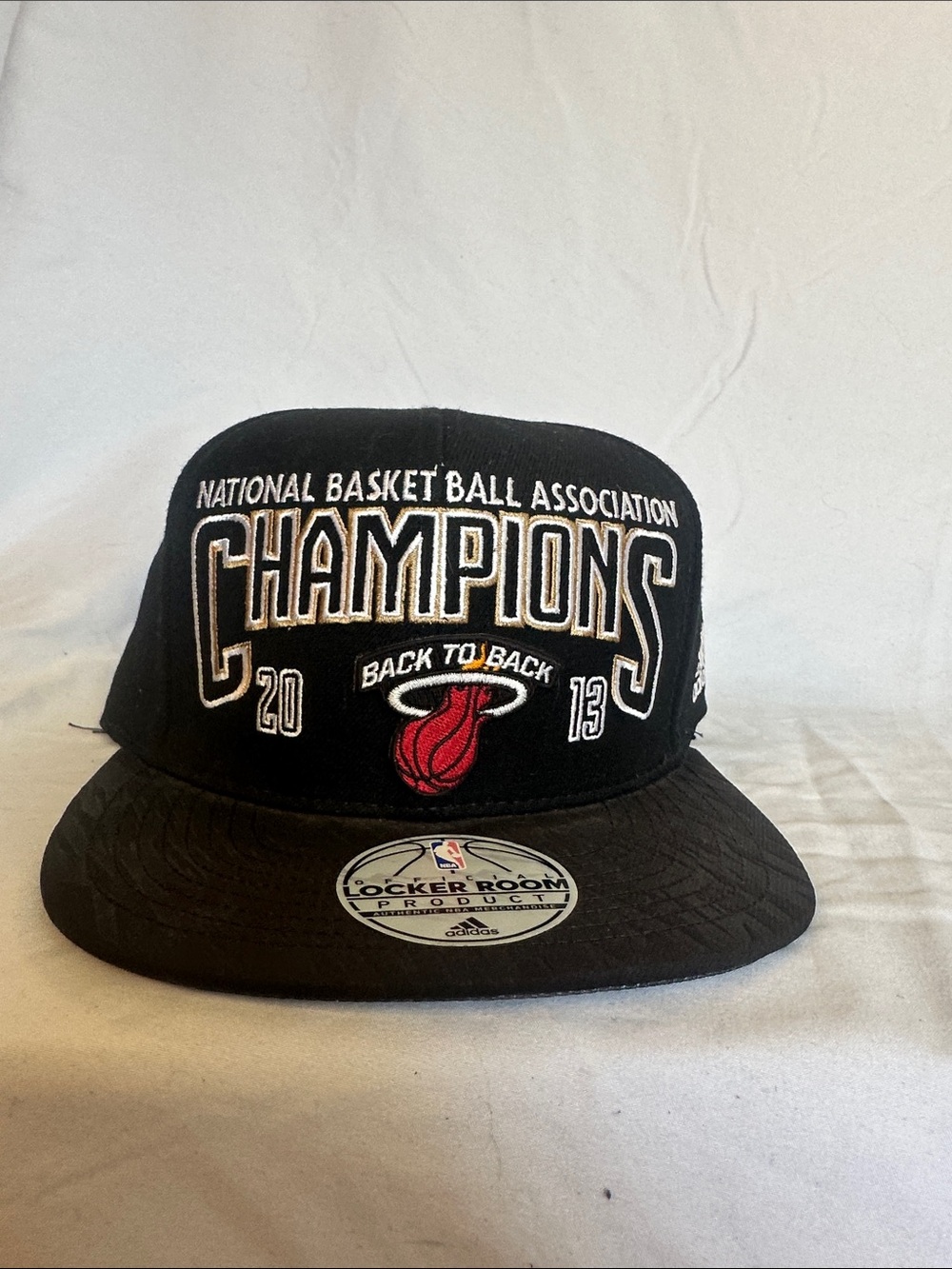 NBA Miami Heat Black and Red 'Champions' Hat